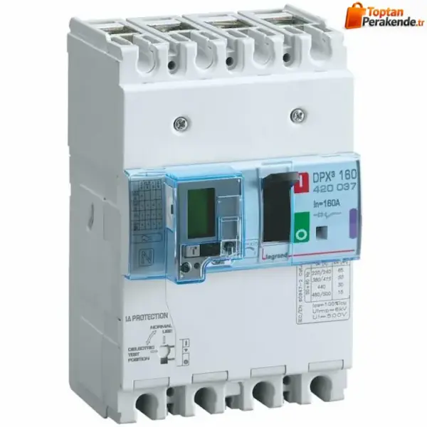 Legrand - 420037 DPX3 160 4P 160A 16kA Termik Manyetik Kompakt Şalter